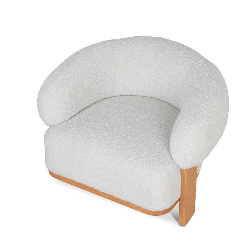 CLC10134-MY Armchair - Off White Boucle