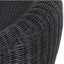 CLC10163-EM Outdoor Lounge Chair - Full Black