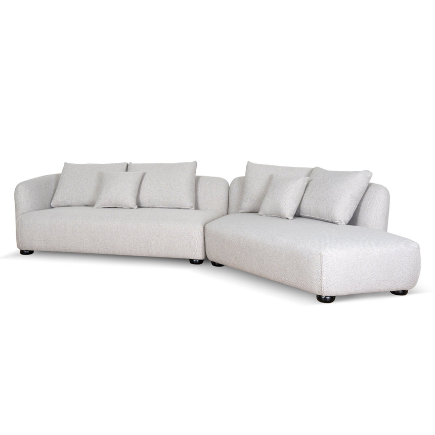 CLC8840-CA 4 Seater Left Chaise Sofa - Pearl Boucle