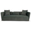 CLC10198-YY 3 Seater Fabric Sofa - Burnt Green