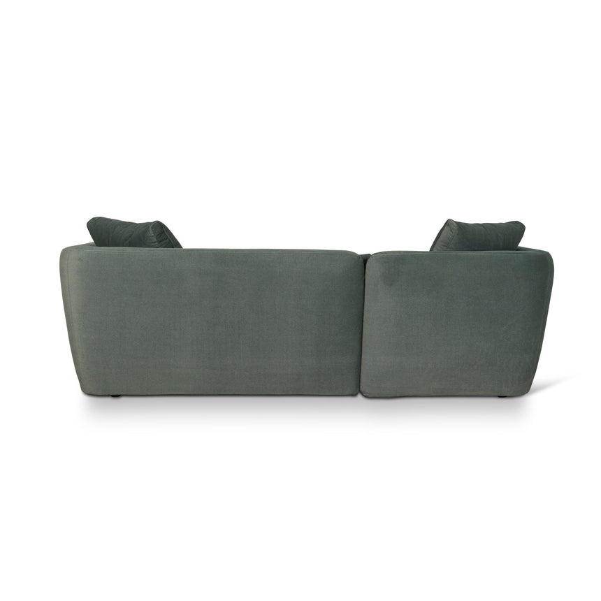 CLC10198-YY 3 Seater Fabric Sofa - Burnt Green