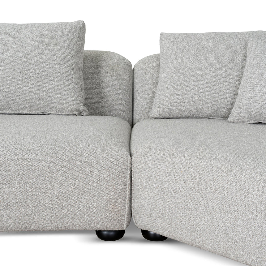 CLC10203-CA 3 Seater Right Chaise Sofa - Clay Grey