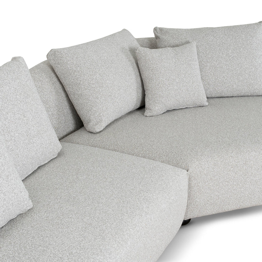 CLC10203-CA 3 Seater Right Chaise Sofa - Clay Grey