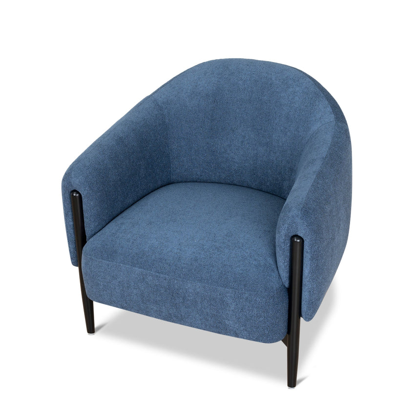 CLC10236-KSO Fabric Armchair - Navy Blue