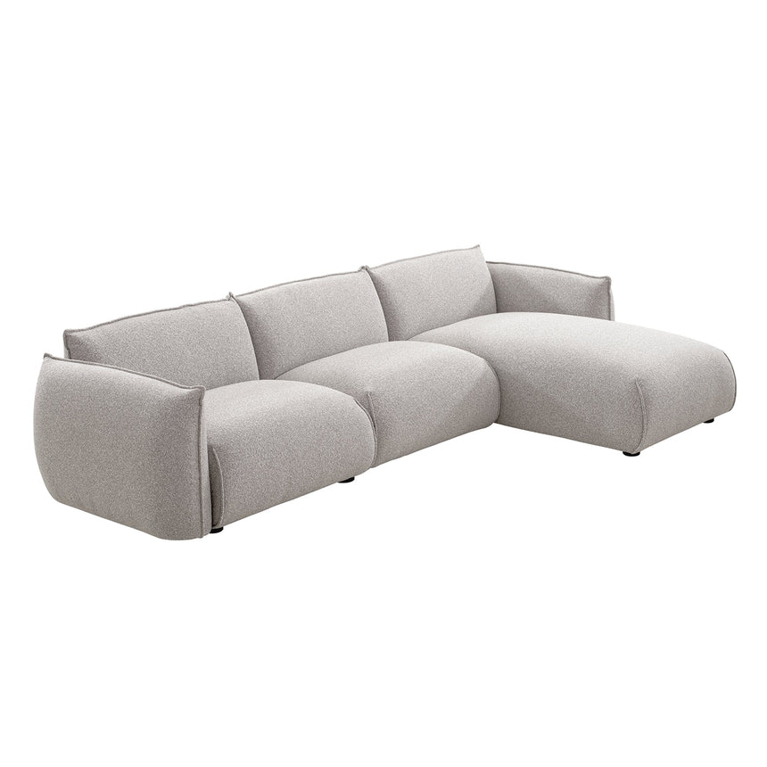 CLC8840-CA 4 Seater Left Chaise Sofa - Pearl Boucle