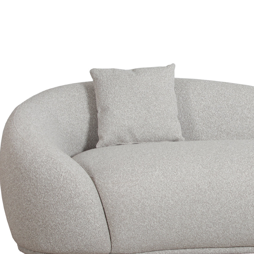 CLC10266-DW 3 Seater Fabric Sofa - Clay Grey