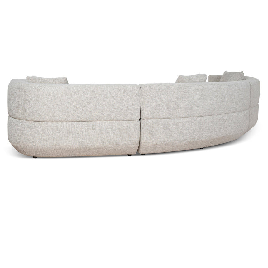 CLC10272-FS Modular Right Chaise Sofa - Coral Natural Linen