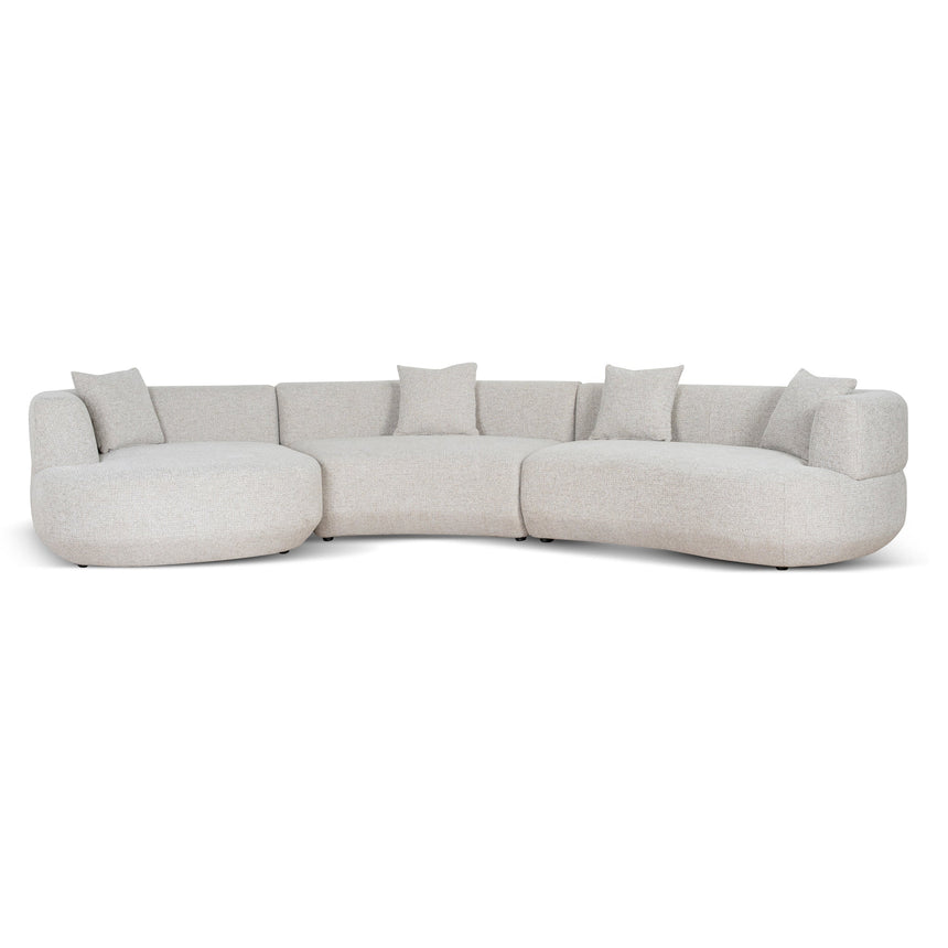 CLC10273-FS Modular Left Chaise Sofa - Coral Natural Linen