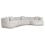 CLC10272-FS Modular Right Chaise Sofa - Coral Natural Linen