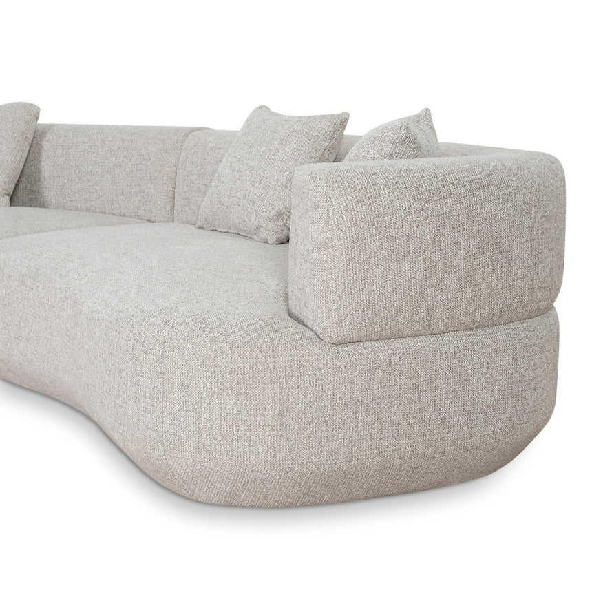 CLC10273-FS Modular Left Chaise Sofa - Coral Natural Linen