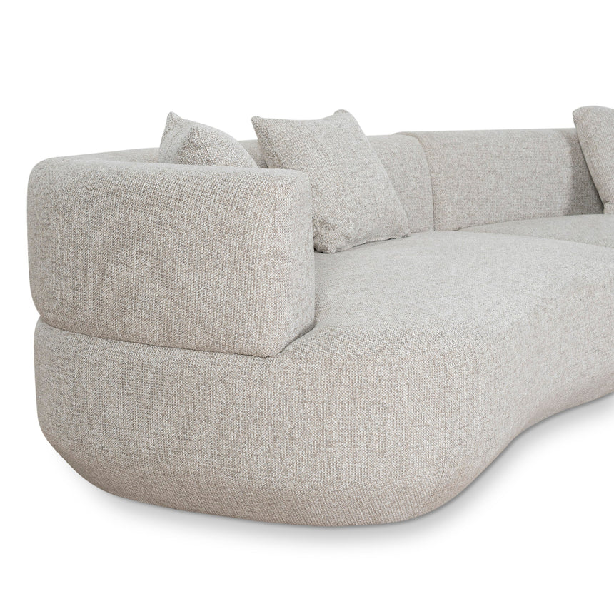 CLC10272-FS Modular Right Chaise Sofa - Coral Natural Linen