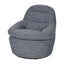 CLC10348-FH Swivel Lounge Chair - Prussian Blue