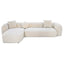 CLC10386-AE 3 Seater Left Chaise Sofa - Oatmeal Beige