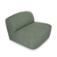 CLC10393-AE 3 Seater Right Chaise Sofa - Amazon Green