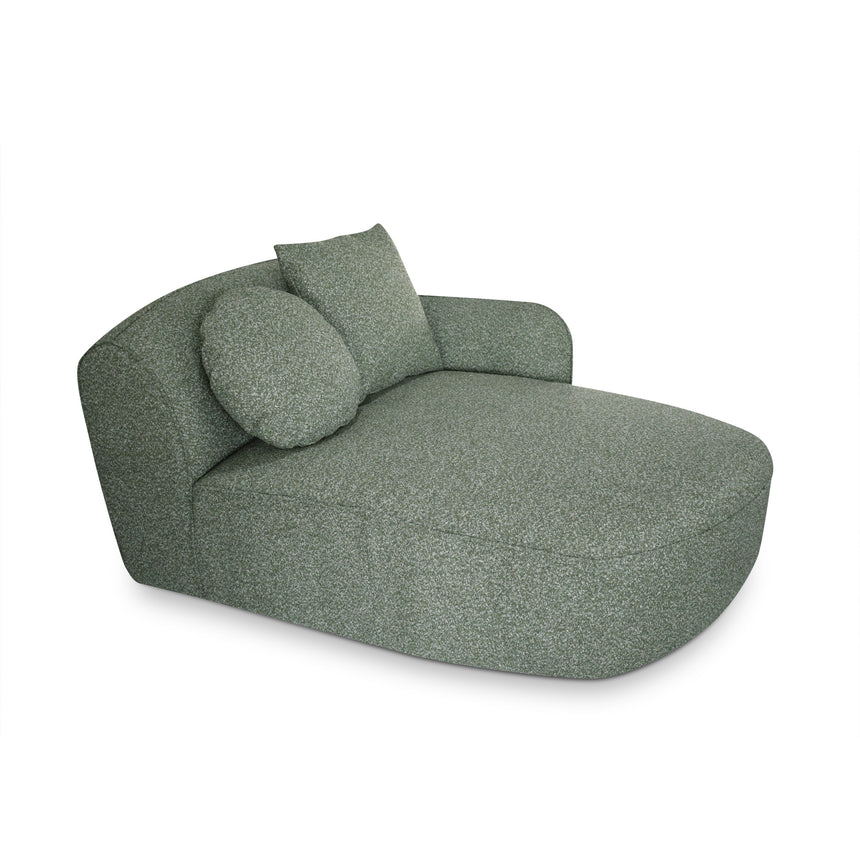 CLC10393-AE 3 Seater Right Chaise Sofa - Amazon Green