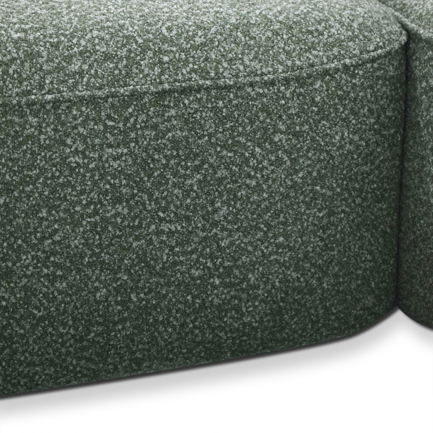 CLC10394-AE 3 Seater Left Chaise Sofa - Amazon Green