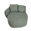 CLC10394-AE 3 Seater Left Chaise Sofa - Amazon Green