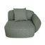 CLC10394-AE 3 Seater Left Chaise Sofa - Amazon Green