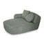 CLC10394-AE 3 Seater Left Chaise Sofa - Amazon Green