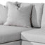 CLC6267-CA 3 Seater Left Chaise Fabric Sofa - Grey