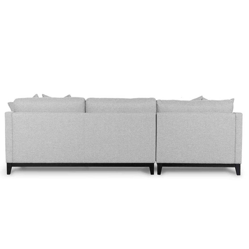 CLC6267-CA 3 Seater Left Chaise Fabric Sofa - Grey