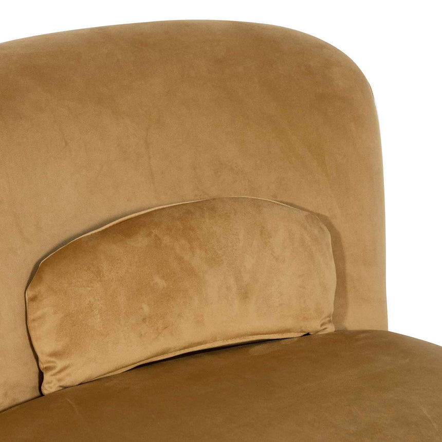 Ex Display - CLC6686-CA Swivel Lounge Chair - Mustard