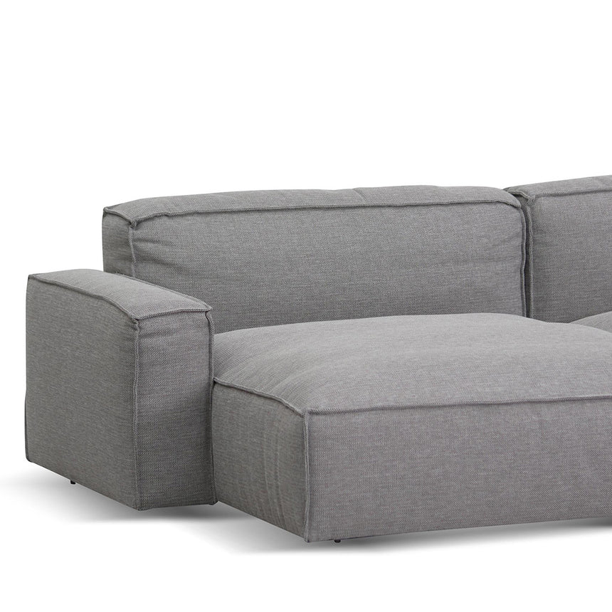 CLC8328-KSO Left Chaise Sofa - Graphite Grey