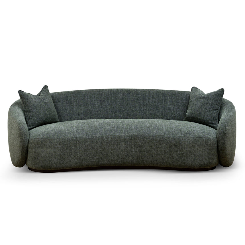 CLC8777-CA 3 Seater Fabric Sofa -  Moss Green