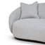 CLC8778-CA 3 Seater Fabric Sofa - Clay Grey