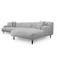 CLC8838-CA 3 Seater Right Chaise Fabric Sofa - Sterling Sand