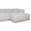 CLC8841-CA 4 Seater Right Chaise Sofa - Pearl Boucle