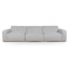 CLC8861-KSO 4 Seater Fabric Sofa - Fog Grey