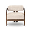 CLC8895-NI Walnut Armchair - Linen