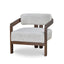 CLC8895-NI Walnut Armchair - Linen