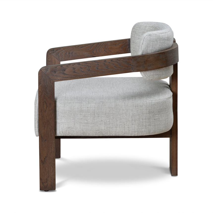 CLC8895-NI Walnut Armchair - Linen