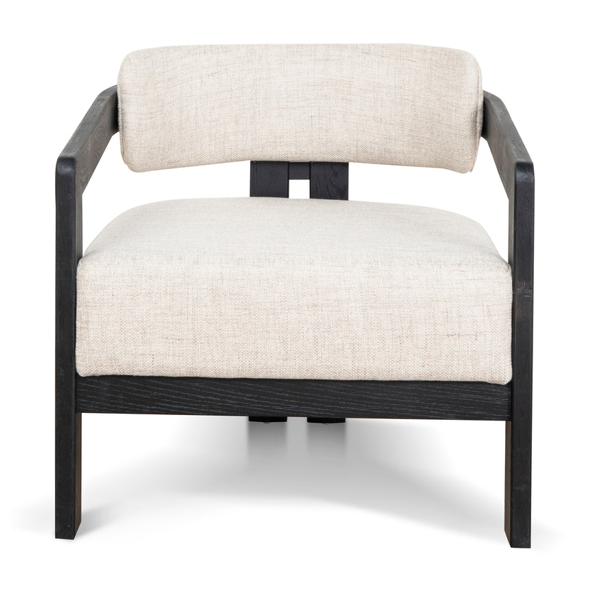 CLC8896-NI Black Armchair - Linen