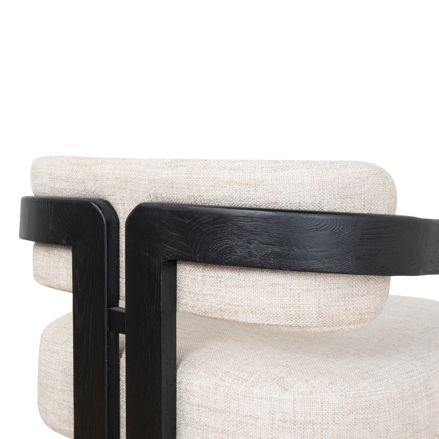 CLC8896-NI Black Armchair - Linen