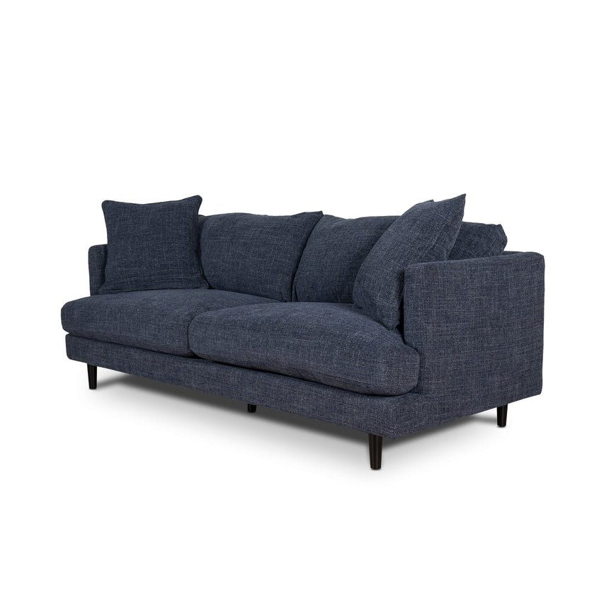 CLC8909-CA 3 Seater Fabric Sofa - Moss Navy Blue