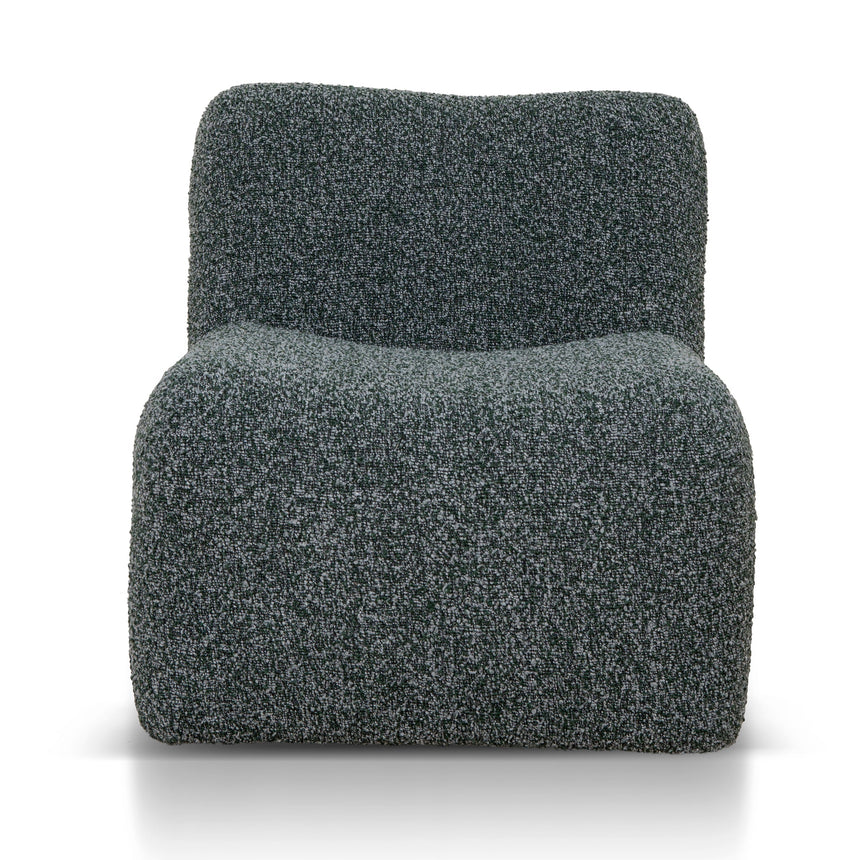 CLC8917-CA Fabric Lounge Chair - Green Boucle