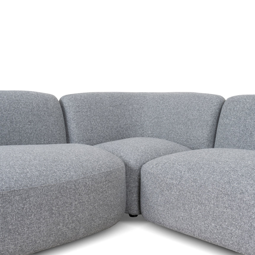 CLC8966-KSO Left Chaise Modular Sofa - Glacier Grey