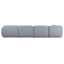 CLC8966-KSO Left Chaise Modular Sofa - Glacier Grey