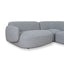 CLC8966-KSO Left Chaise Modular Sofa - Glacier Grey