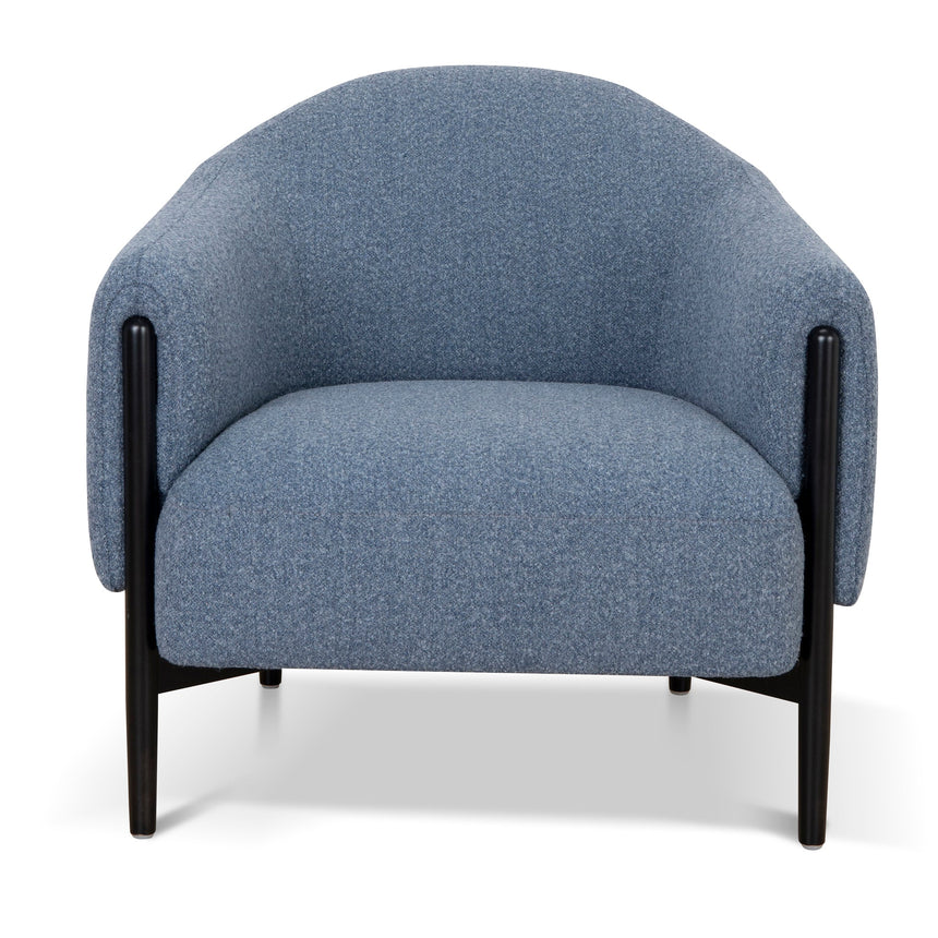 CLC8967-KSO Fabric Armchair - Dark Grey Blue