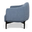 CLC8967-KSO Fabric Armchair - Dark Grey Blue