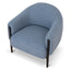 CLC8967-KSO Fabric Armchair - Dark Grey Blue