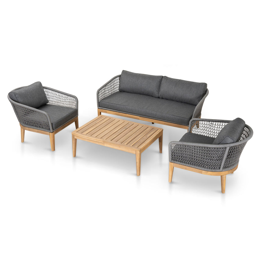 CLS10167-EM 4pcs Outdoor Lounge Set - Grey