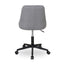 COC8963-UN Grey Fabric Office Chair - Black Base