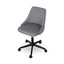 COC8963-UN Grey Fabric Office Chair - Black Base