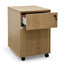 COF2431-SN 2 Drawer Mobile Pedestal - Natural