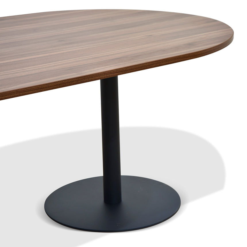 COT8911-SN 3m Oval Meeting Table - Walnut